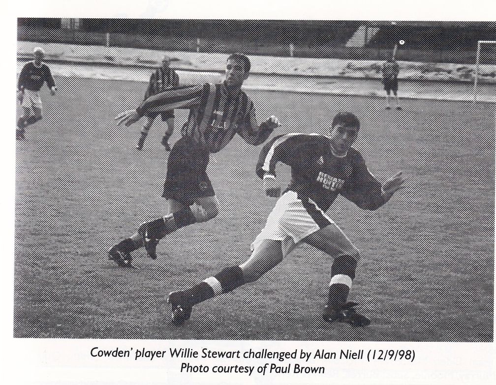 Action Berwick Rangers against Cowdenbeath in September 1998
