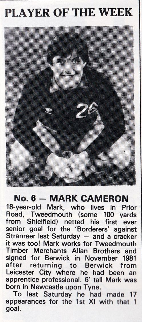 Mark Cameron 82-83